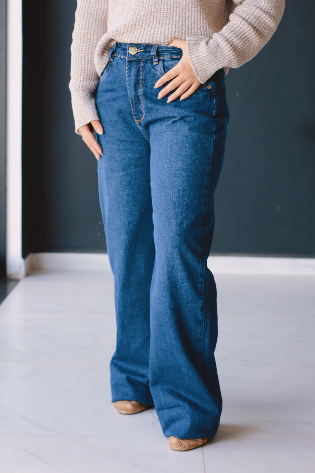 JEANS WIDE LEG BECA