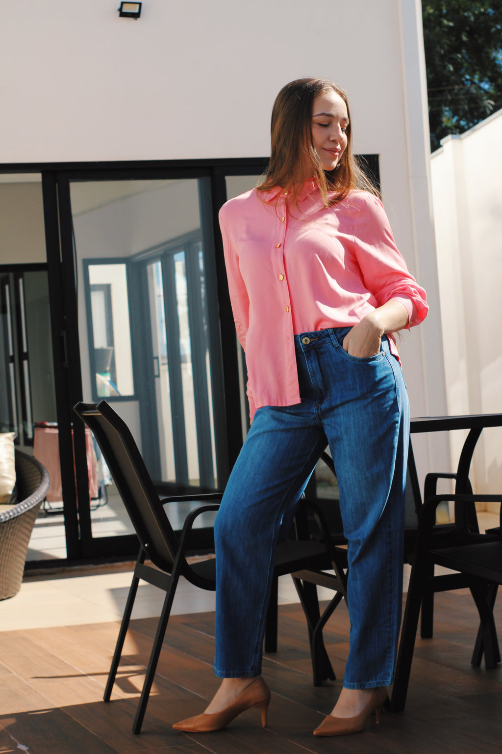 JEANS MOM MARINA