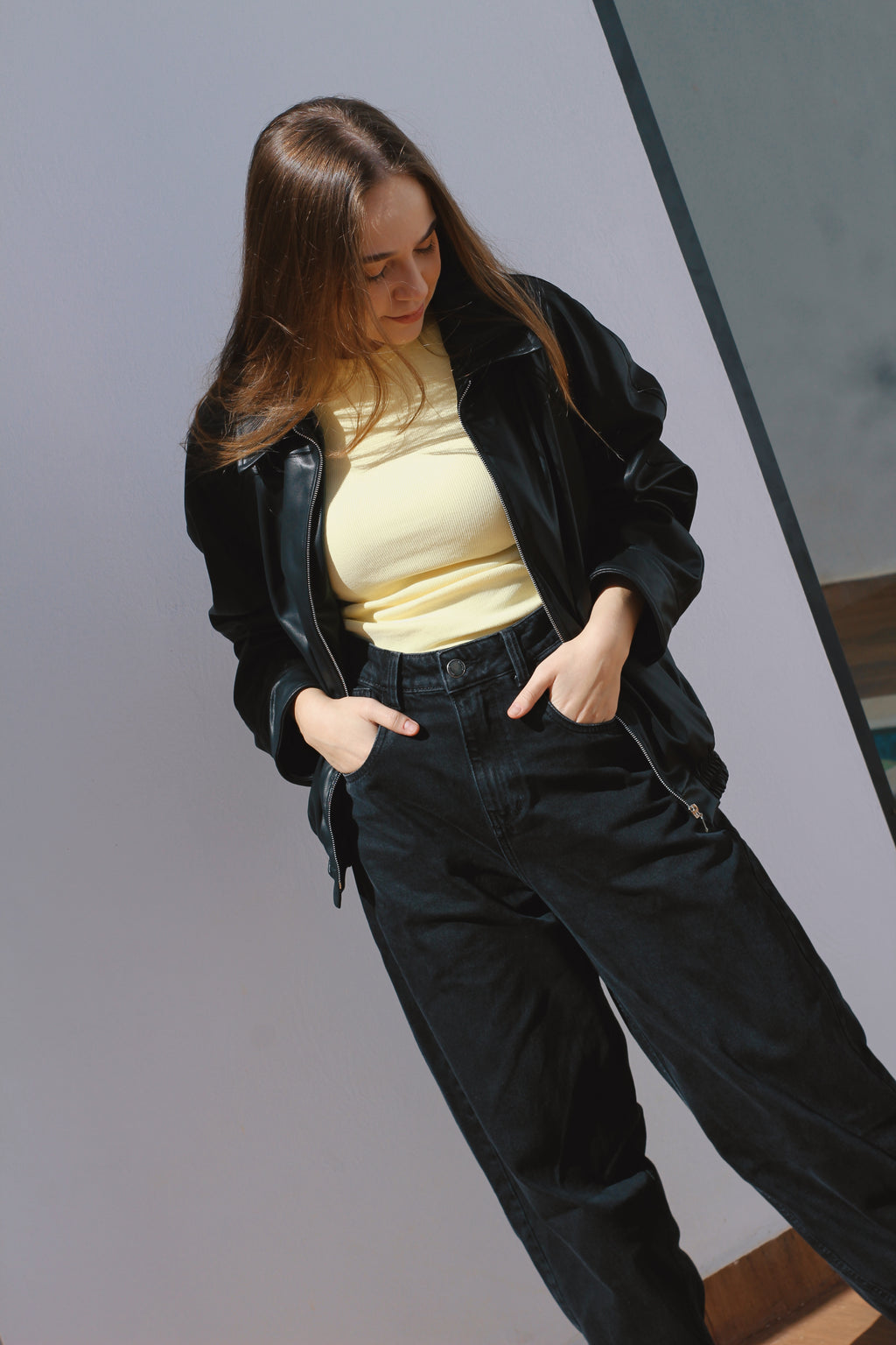 JEANS AMEPE BAGGY PRETA