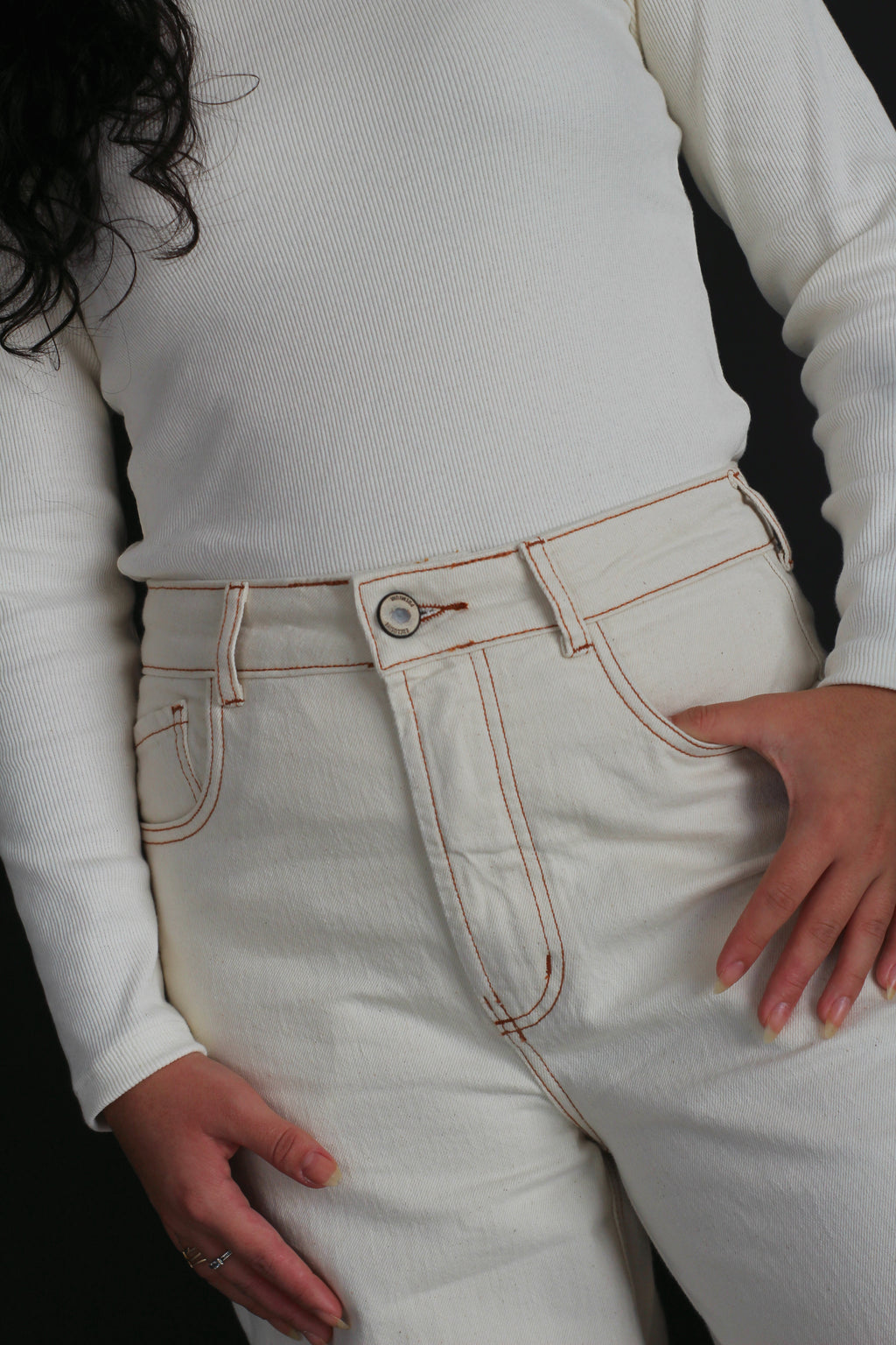 JEANS WIDE LEG TIEMI